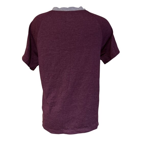 Arizona State ASU Sun Devils Colosseum Maroon Lace Up V-Neck T-Shirt Women's M - Picture 5 of 7